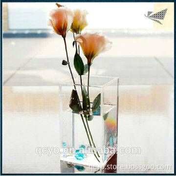 christmas decoration! cheap vase fancy quality acrylic vase QCY-V17